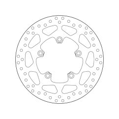 Disque de frein BREMBO Serie Oro rond fixe