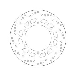 Disque de frein BREMBO Serie Oro rond fixe