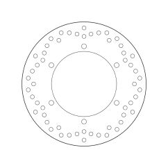 Disque de frein BREMBO Serie Oro rond fixe
