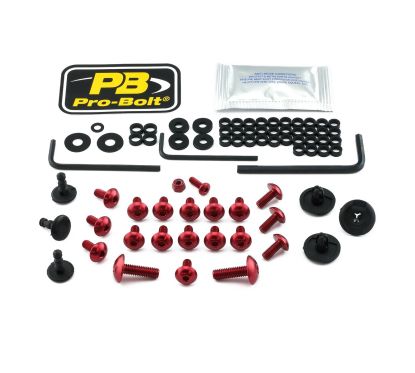 Kit de boulons pour carénage en aluminium pour Aprilia