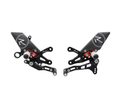 Commandes reculées réglables LIGHTECH Racing - sélection inversée