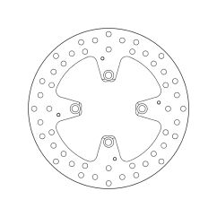 Disque de frein BREMBO Serie Oro rond fixe