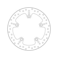 Disque de frein BREMBO Serie Oro rond fixe