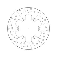 Disque de frein BREMBO Serie Oro rond fixe