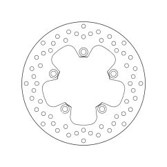 Disque de frein BREMBO Serie Oro rond fixe