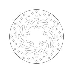 Disque de frein BREMBO Serie Oro rond fixe