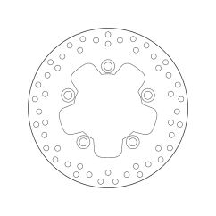 Disque de frein BREMBO Serie Oro rond fixe
