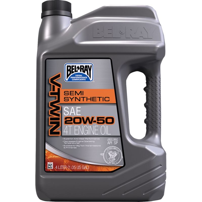 Huile moteur 4 temps semi-synthétique V-Twin