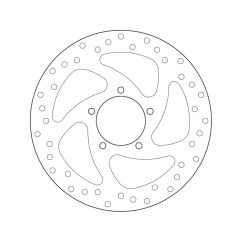 Disque de frein BREMBO Serie Oro rond fixe