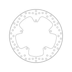 Disque de frein BREMBO Serie Oro rond fixe