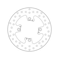 Disque de frein BREMBO Serie Oro rond fixe