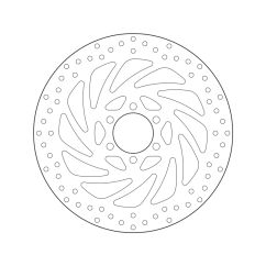 Disque de frein BREMBO Serie Oro rond fixe