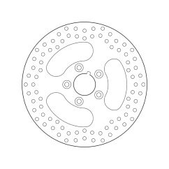 Disque de frein BREMBO Serie Oro rond fixe