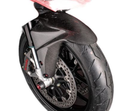 Garde boue avant LIGHTECH carbone brillant