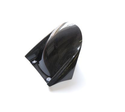 Garbe-boue arrière LIGHTECH carbone brillant
