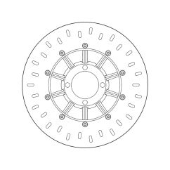 Disque de frein BREMBO Serie Oro rond fixe