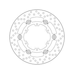 Disque de frein BREMBO Serie Oro rond flottant
