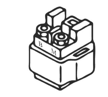 Relais de démarreur TECNIUM 12V / 150A