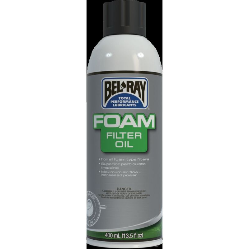 Huile pour filtres en mousse
