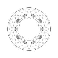 Disque de frein BREMBO Serie Oro rond flottant