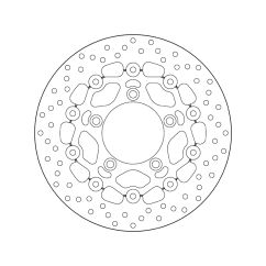 Disque de frein BREMBO Serie Oro rond flottant