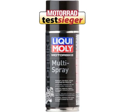 Aérosol polyvalent pour moto