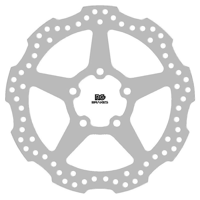 Disque de frein NG BRAKES rond fixe - avant