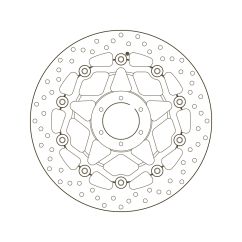 Disque de frein BREMBO Serie Oro rond flottant