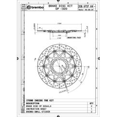 Disques de frein BREMBO UPGRADE Supersport rond flottant - la paire