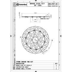 Disques de frein BREMBO UPGRADE Supersport rond flottant - la paire