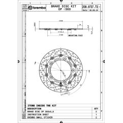 Disques de frein BREMBO UPGRADE Supersport rond flottant - la paire