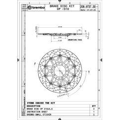 Disques de frein BREMBO UPGRADE Supersport rond flottant - la paire