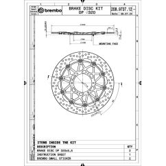 Disques de frein BREMBO UPGRADE Supersport rond flottant - la paire