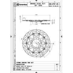 Disques de frein BREMBO UPGRADE Supersport rond flottant - la paire