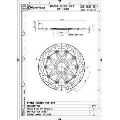 Disques de frein BREMBO UPGRADE Supersport rond flottant - la paire