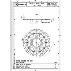 Disques de frein BREMBO UPGRADE Supersport rond flottant - la paire