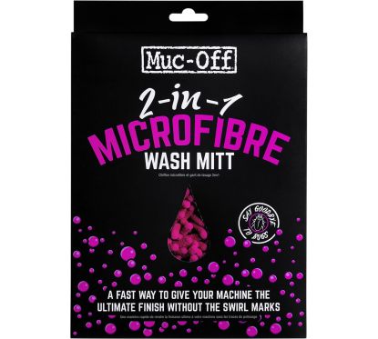 Gant de lavage 2-en-1 en microfibre