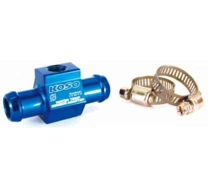 Adaptateur de sonde de température d'eau Koso pour durite Ø26mm