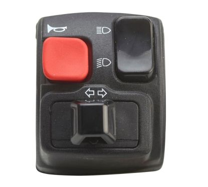 Face avant commodo électrique DOMINO gamme 2B gauche