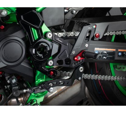 Repose-pieds réglables LIGHTECH avec cale-pieds rabattables