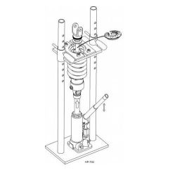Outil spécial pour extraction de ressort