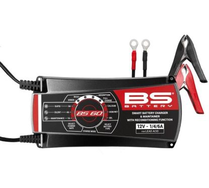 Chargeur de batterie pro-intelligent BS BATTERY BS60  - 12V 1/4/6A