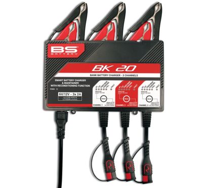 Chargeur de batterie intelligent BS BATTERY BK20 6V/12V 3x2A