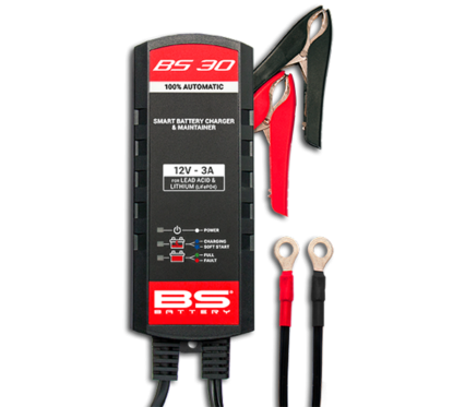 Chargeur de batterie intelligent BS BATTERY BS30 - 12V 3A