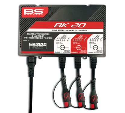 Chargeur/mainteneur de charge SMART pour batterie multiple avec fonction de reconditionnement