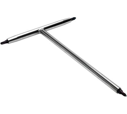 Tournevis porte-embouts en T avec embouts cruciformes JIS