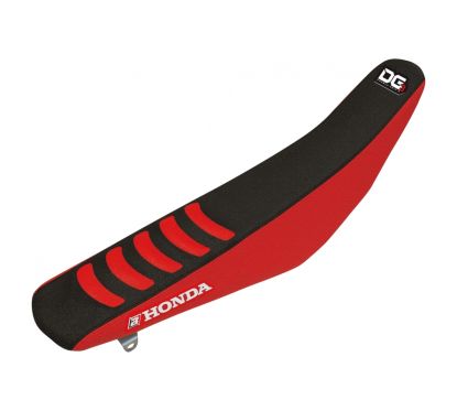 Housse de selle BLACKBIRD Double Grip 3 rouge/noir Honda CRF450R