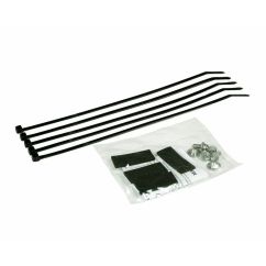 Protections de cadre RACETECH bi-matières orange/noir