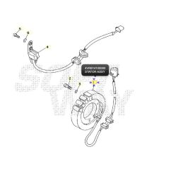 Stator TOURMAX - Yamaha XVS 650 Dragstar