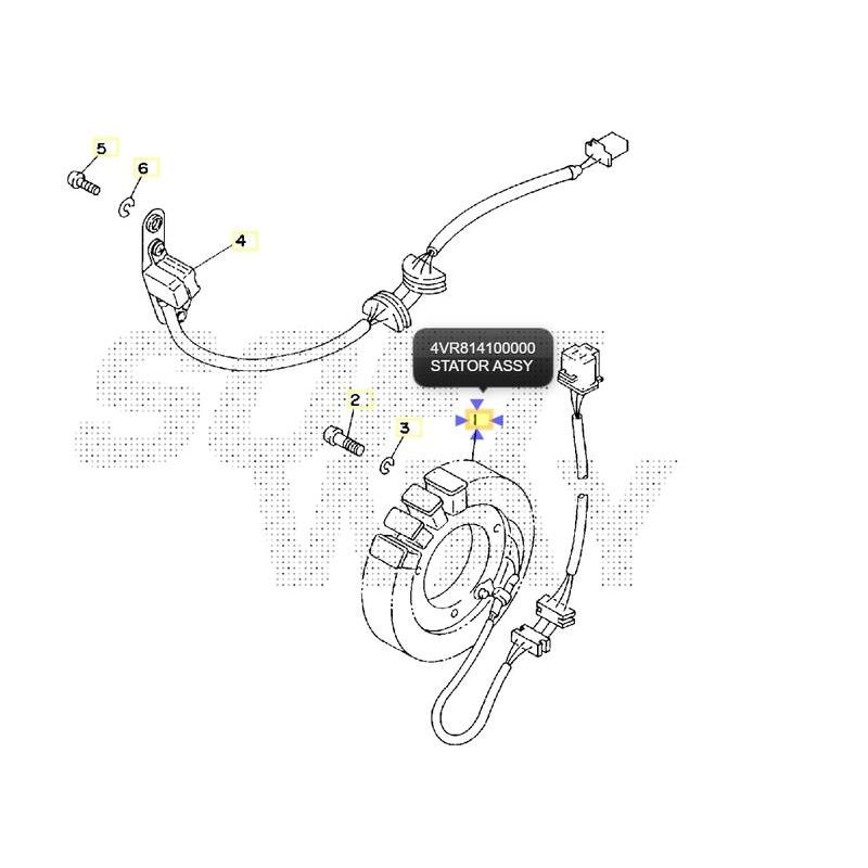 Stator TOURMAX - Yamaha XVS 650 Dragstar